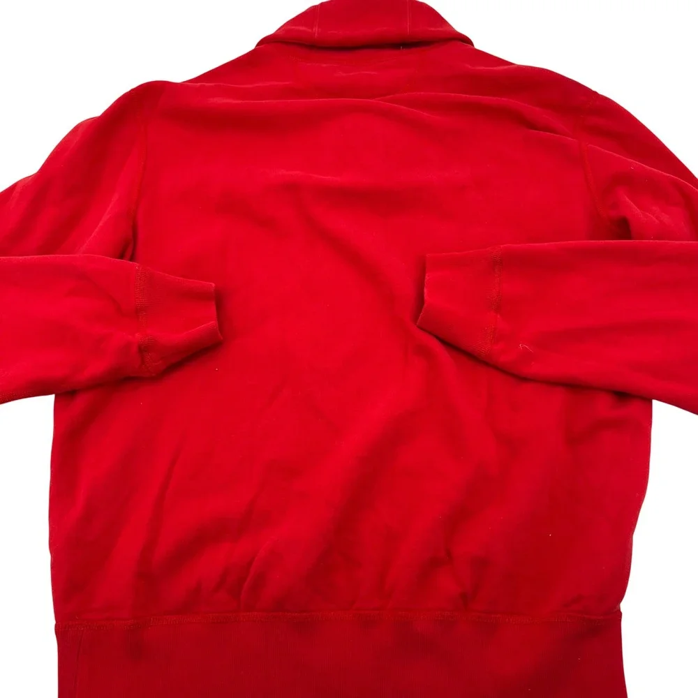 Polo‎ Ralph Lauren Men Red Shawl Collar Pullover Sweatshirt XL Classic Preppy
